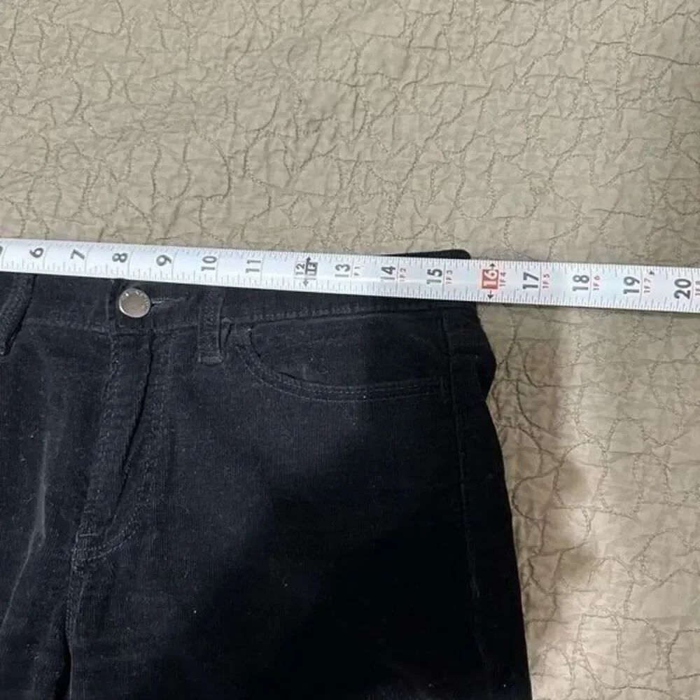 CALVIN KLEIN Jeans Black Corduroy Pants Size 6 A651 - Picture 7 of 9